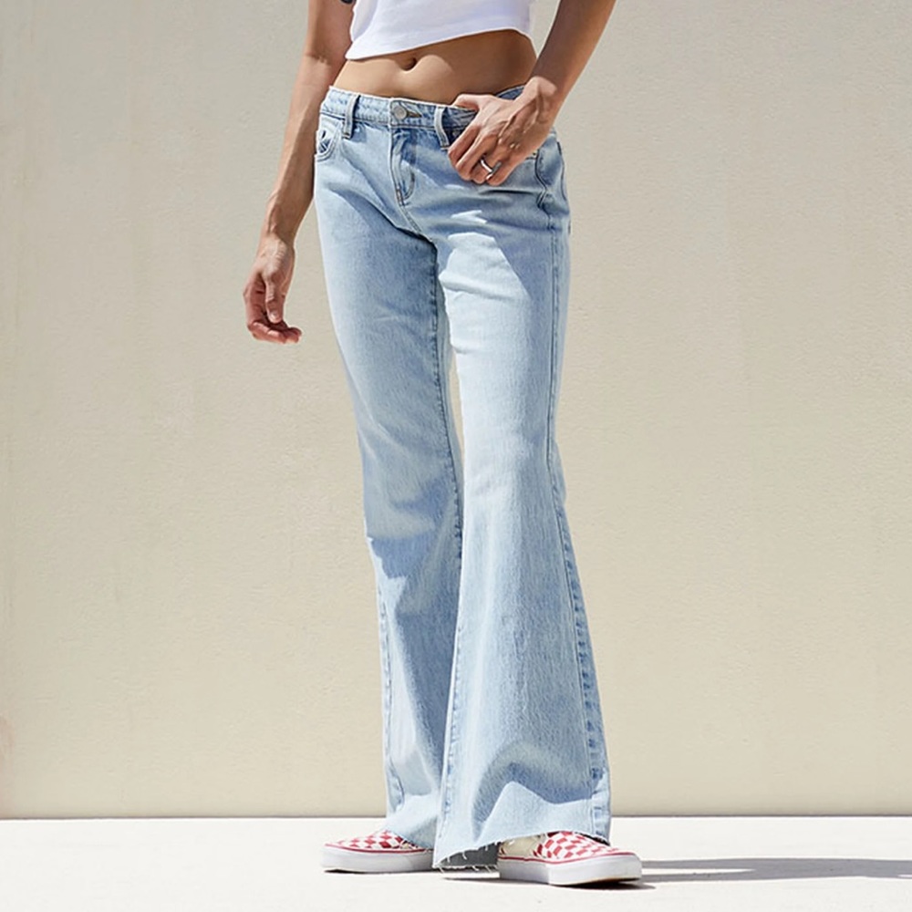 pacsun low rise flare jeans